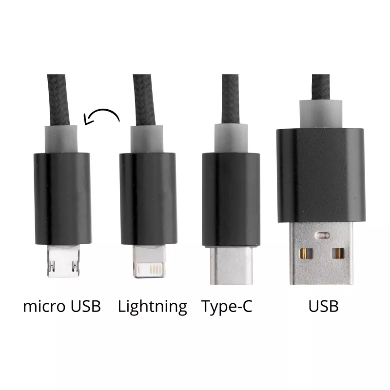 Scolt kabelek USB - czarny (AP721102-10)
