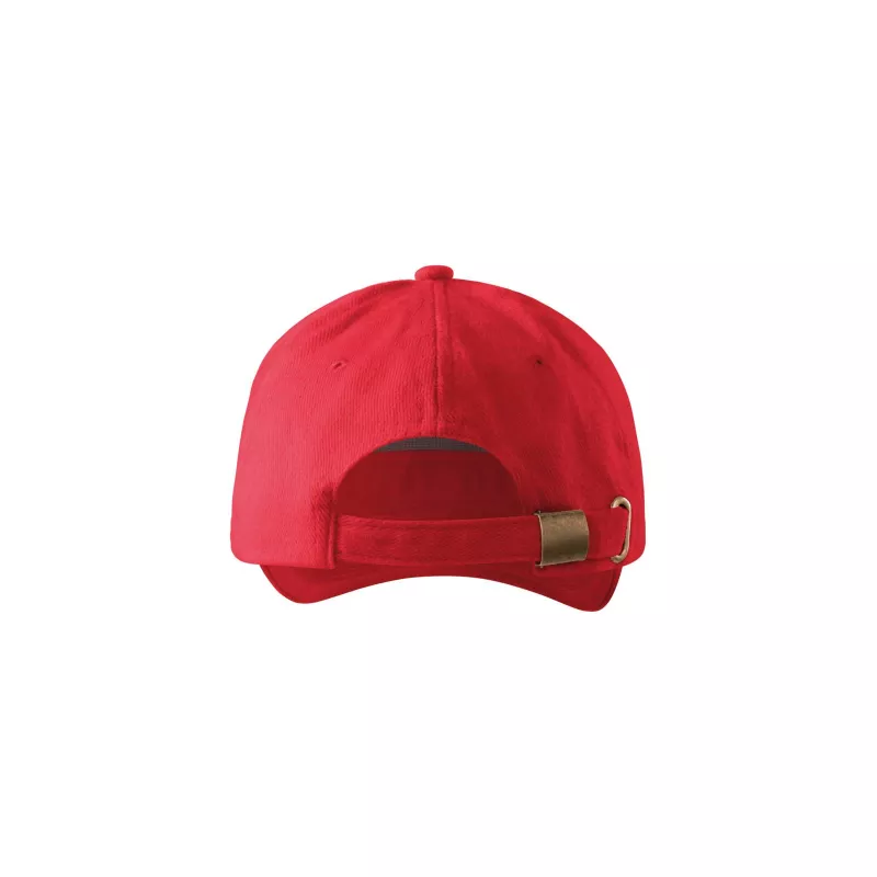 Reklamowa czapka z daszkiem 5 panelowa Malfini 5P 307 - Czerwony (ADLER307-CZERWONY)