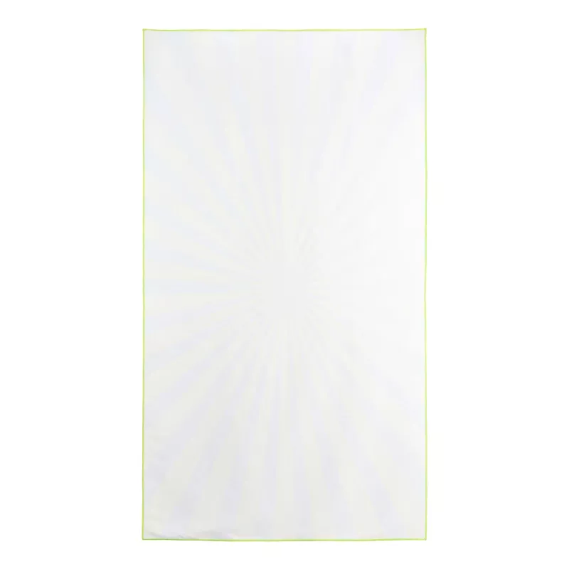 Szybkoschnący ręcznik plażowy R-PET 100×180 cm, sublimacja - jasnozielony (LT97215-N0032)