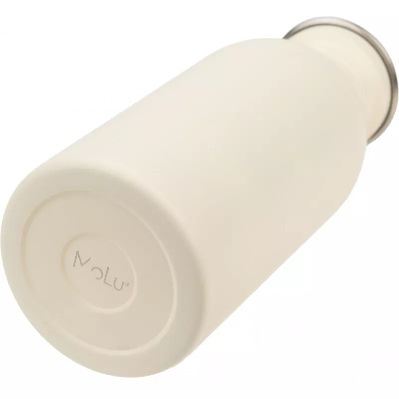 Butelka stalowa z recyklingu IBIZA MoLu 500 ml - biały (398006)