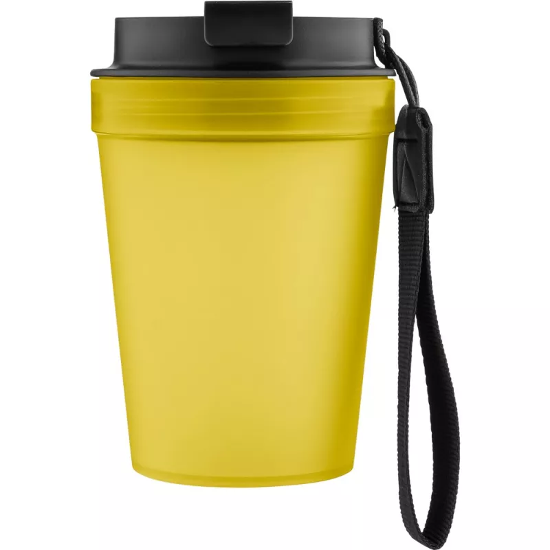 Kubek podróżny 350 ml - żółty (VB287-08)