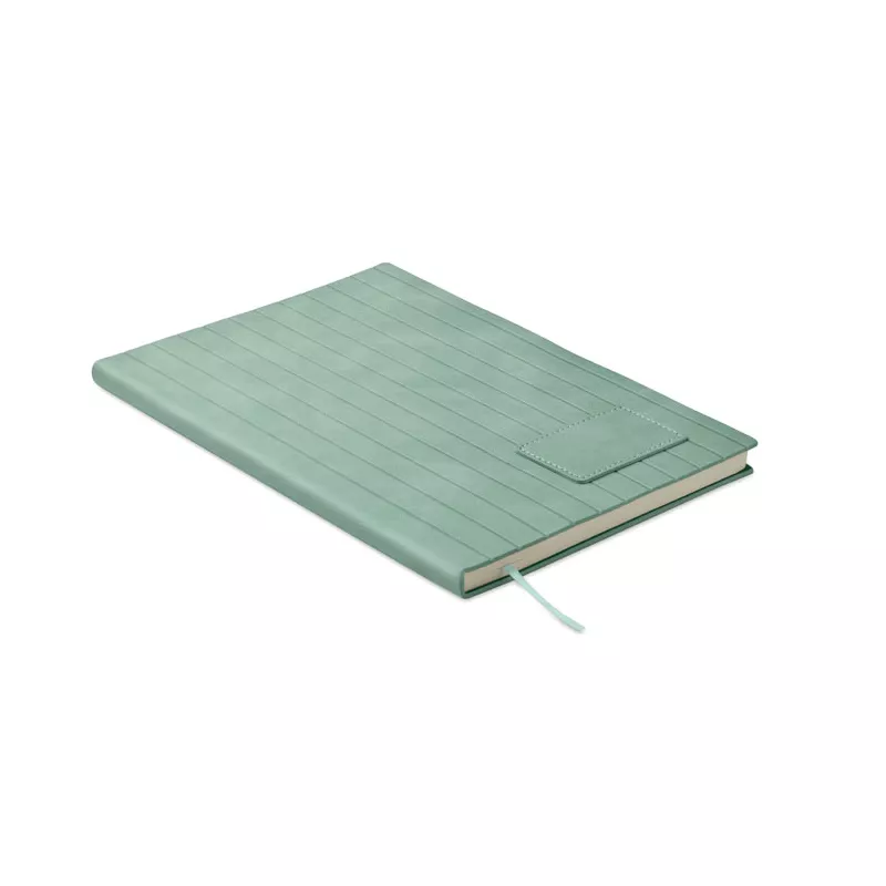 Notes A5 w okładce z PU 80 kartek w linię TINTRAY - Miętowy Zielony (MO2663-77)
