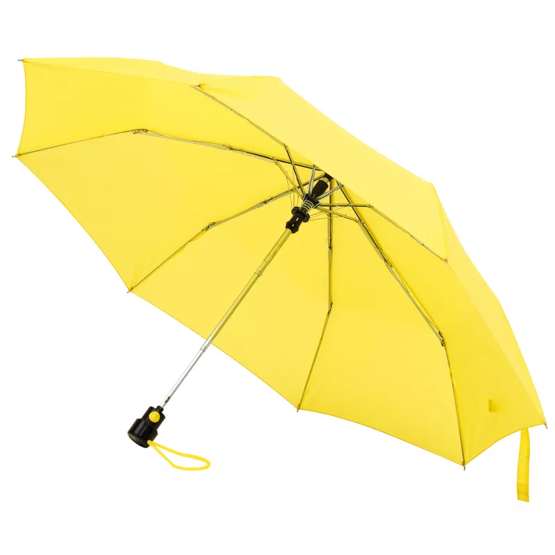 Parasol kieszonkowy ⌀96 cm automatycznie otw. PRIMA - żółty (56-0101215)