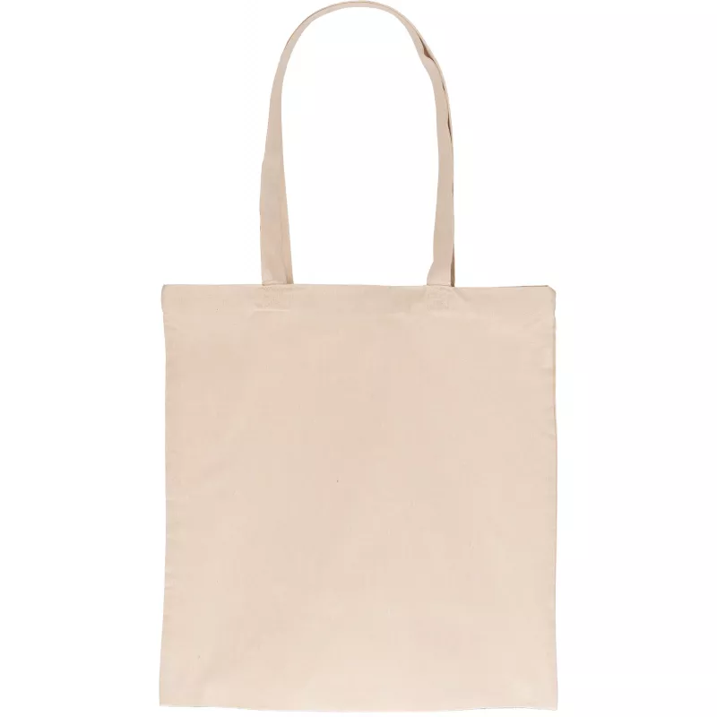 Torba bawełniana z recyklingu z długimi uszami 140 g/m2 LAMBERTO - biały (6235806)