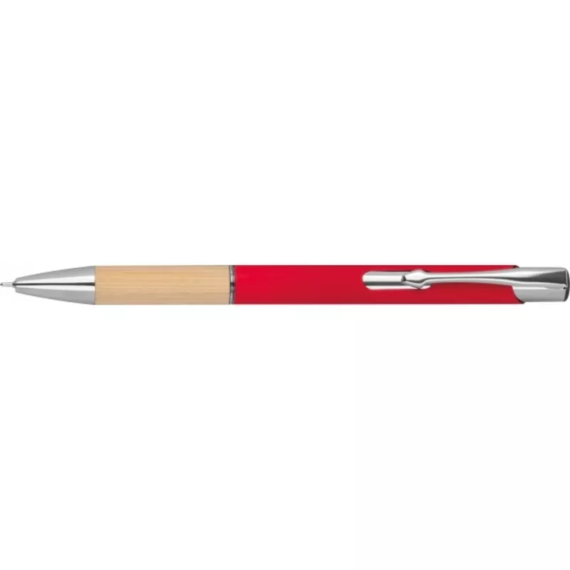Długopis metalowy półżelowy NAPLES - czerwony (433305)