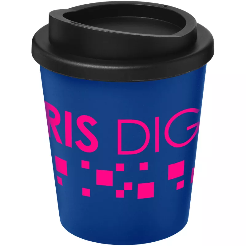 Kubek termiczny z plastiku 250 ml dowolny mix kolorów - Czarny-Niebieski (21009214)