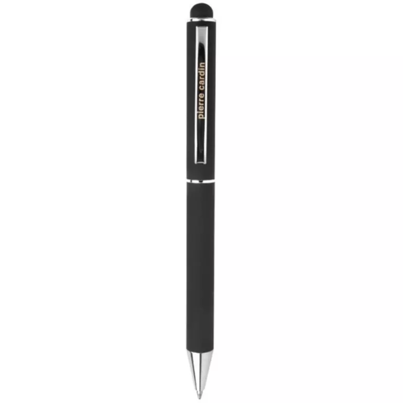 Długopis metalowy touch pen soft touch CLAUDIE Pierre Cardin - czarny (B0102001IP303)