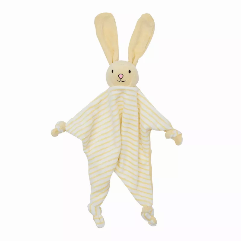 Króliczek przytulanka - biały, brązowy, żółty (56-0502196)