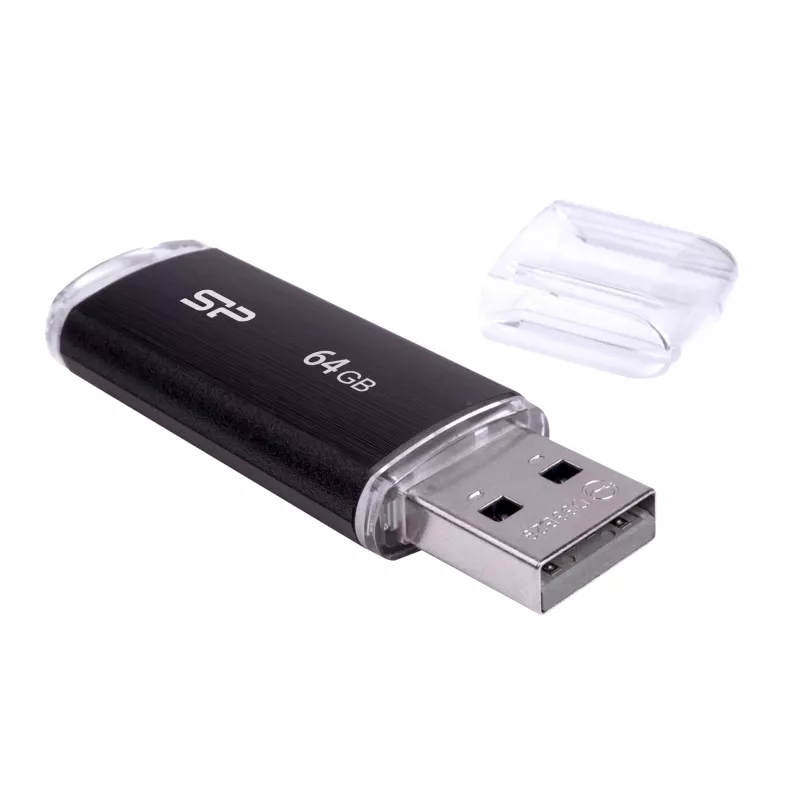 Pendrive Ultima U02, 16GB 2.0 Silicon Power - czarny (EG 813803 64GB)