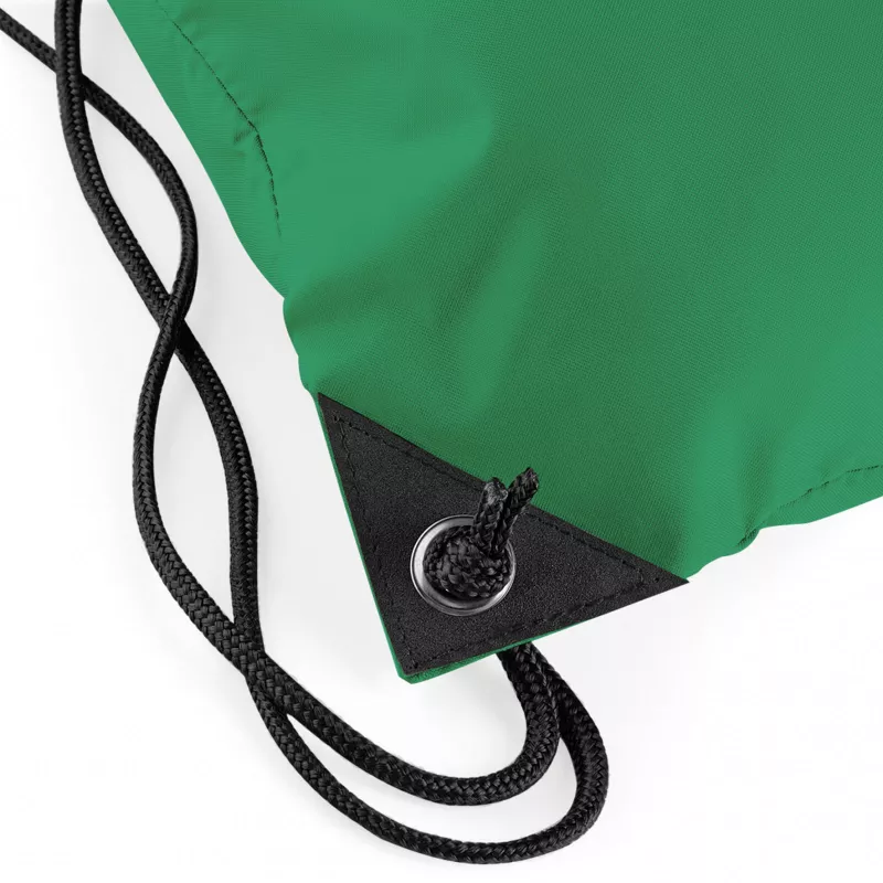 Reklamowy plecak na sznurkach  poliestrowy BagBase BG10, 34 x 45 cm - Kelly Green (BG10-KELLY GREEN)