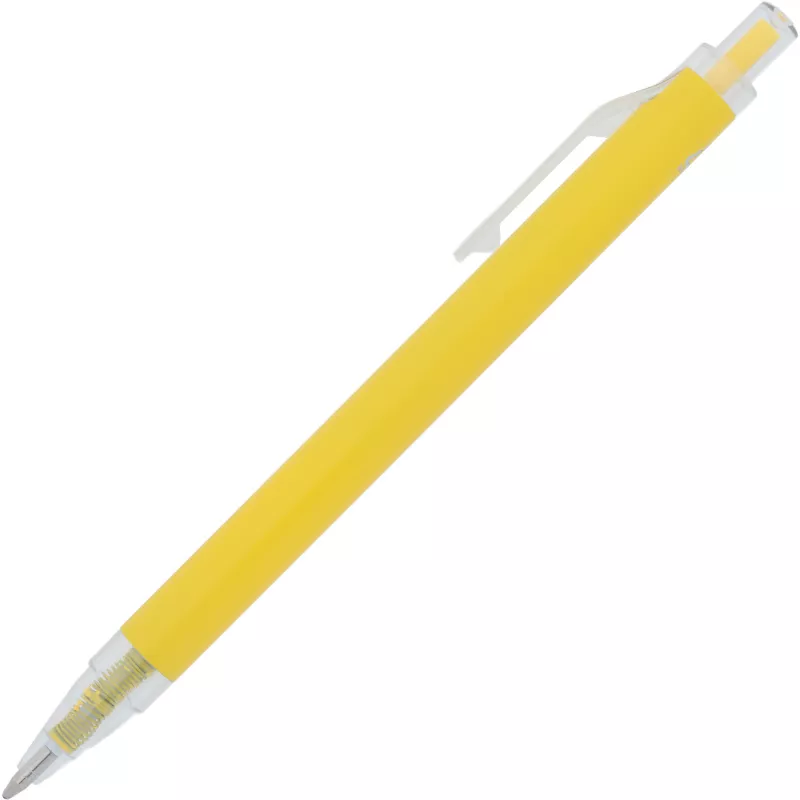 Długopis aluminiowy z recyklingu i RPET EUGENE - żółty (1547308)