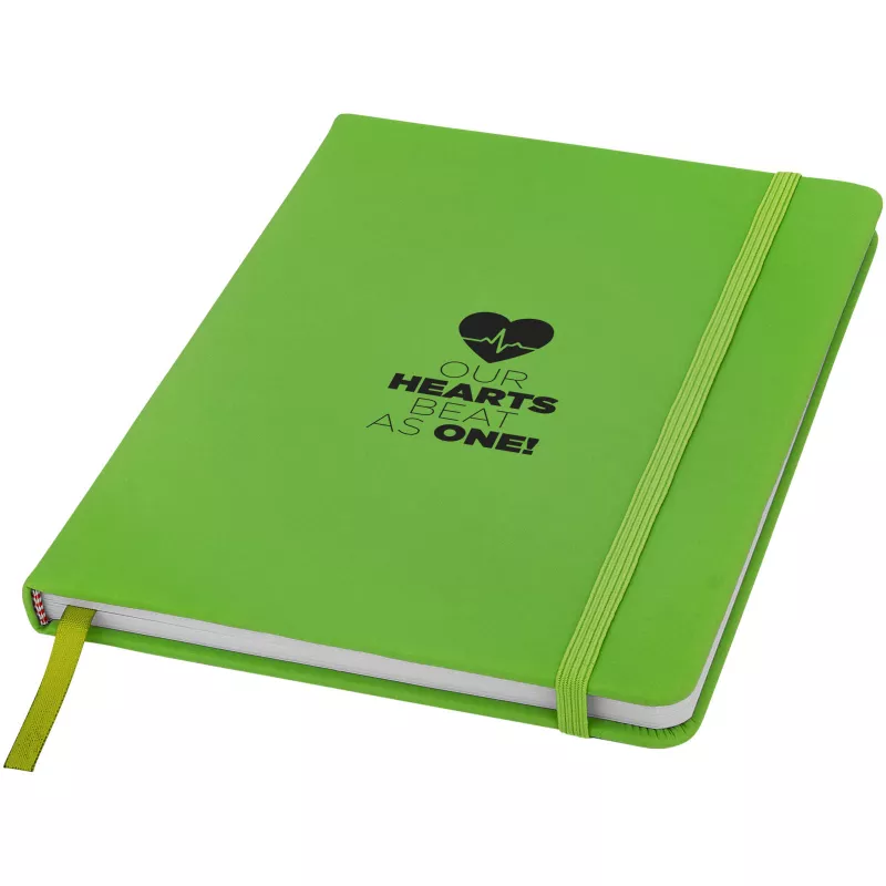 Notes A5 Spectrum w twardej okładce - Zielony limonkowowy (10690404)