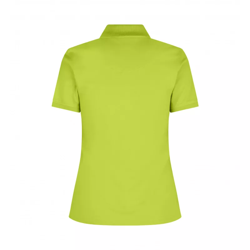 Koszulka bawełniana damska 210 g/m² ID Polo/stretch 527 - Lime (0527-LIME)