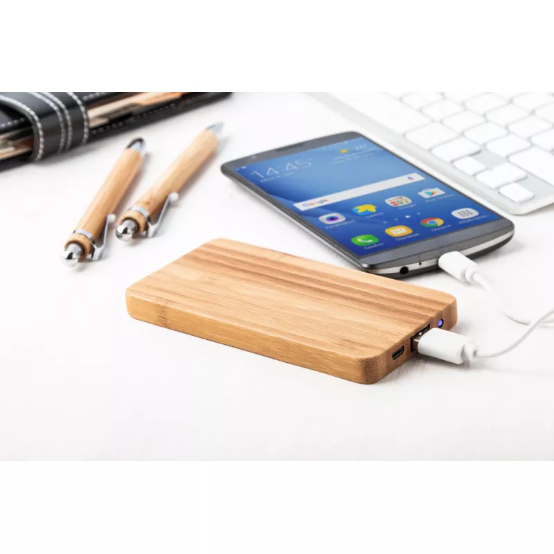 Bamboost power bank - naturalny (AP810397)