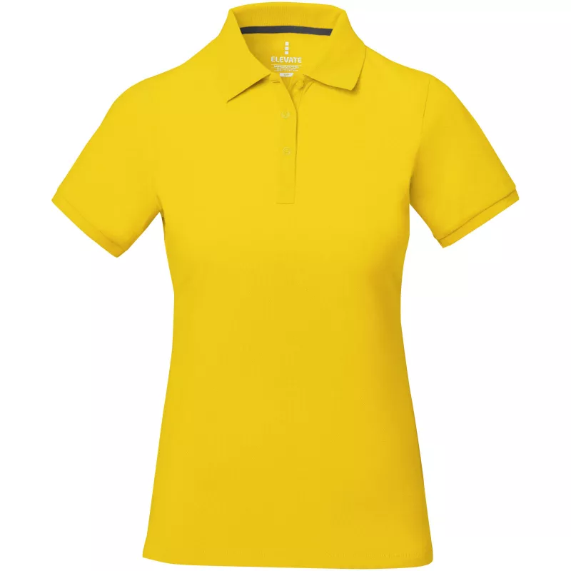 Damskie polo Calgary z krótkim rękawem - Żółty (38081-YELLOW)