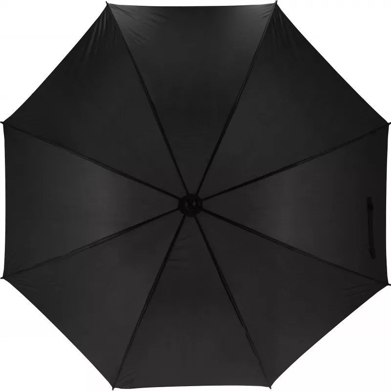 Parasol manualny XL Ø130 cm HURRICAN - czarny (518703)