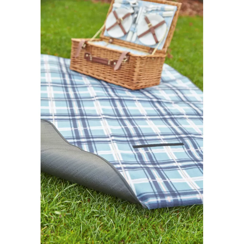 Koc piknikowy 125 x 150 cm OUTDOOR BREAK - niebieski (56-0604119)