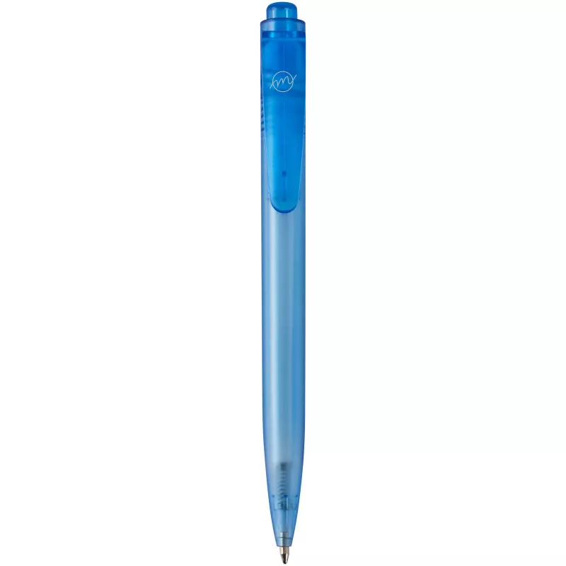 Thalaasa długopis kulkowy z plastiku pochodzącego z oceanów - Niebieski (10783552)