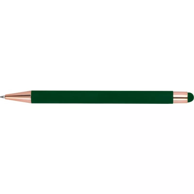 Długopis metalowy touch pen soft touch MIRAMAR - ciemnozielony (432899)