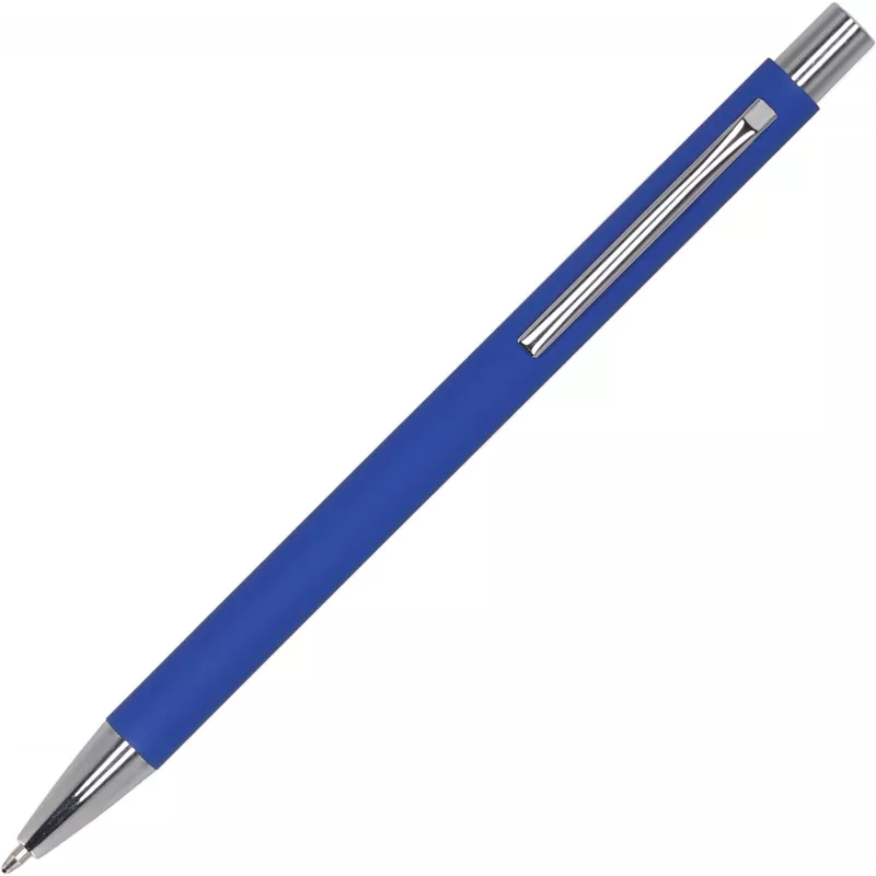Długopis metalowy soft touch GIORGIO - niebieski (1368004)