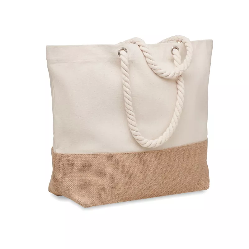 Torba plażowa z płótna 280 g/m² PANTAI - Bezowy (MO6720-13)