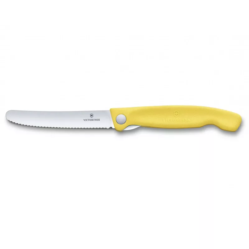 Składany nóż do warzyw i owoców Swiss Classic Victorinox - żółty (67836F8B08)