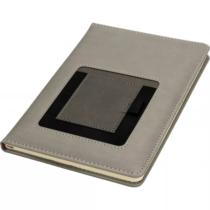 Notes A5 w kropki TILBURG - szary (268107)