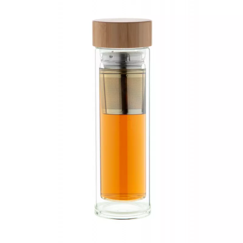 Szklana butelka termiczna Andina 420 ml - naturalny (AP800442)