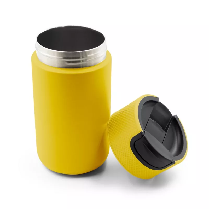 Kubek termiczny 400 ml | Raylee - żółty (V1167-08)