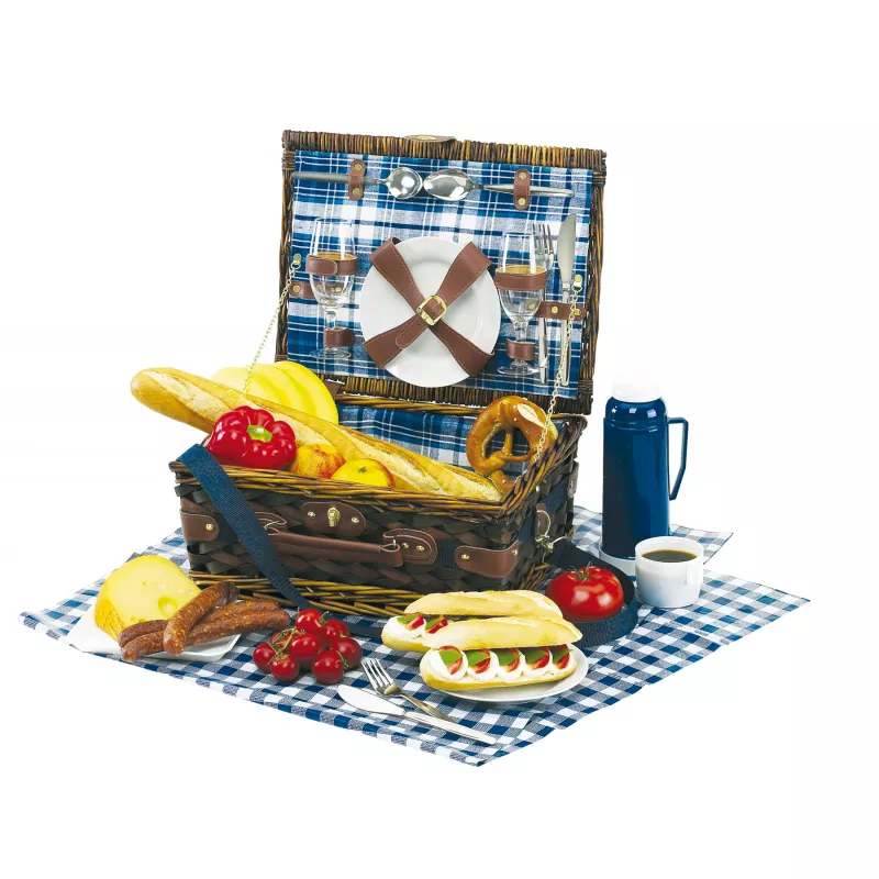 Kosz piknikowy CENTRAL PARK - niebieski (56-0604007)