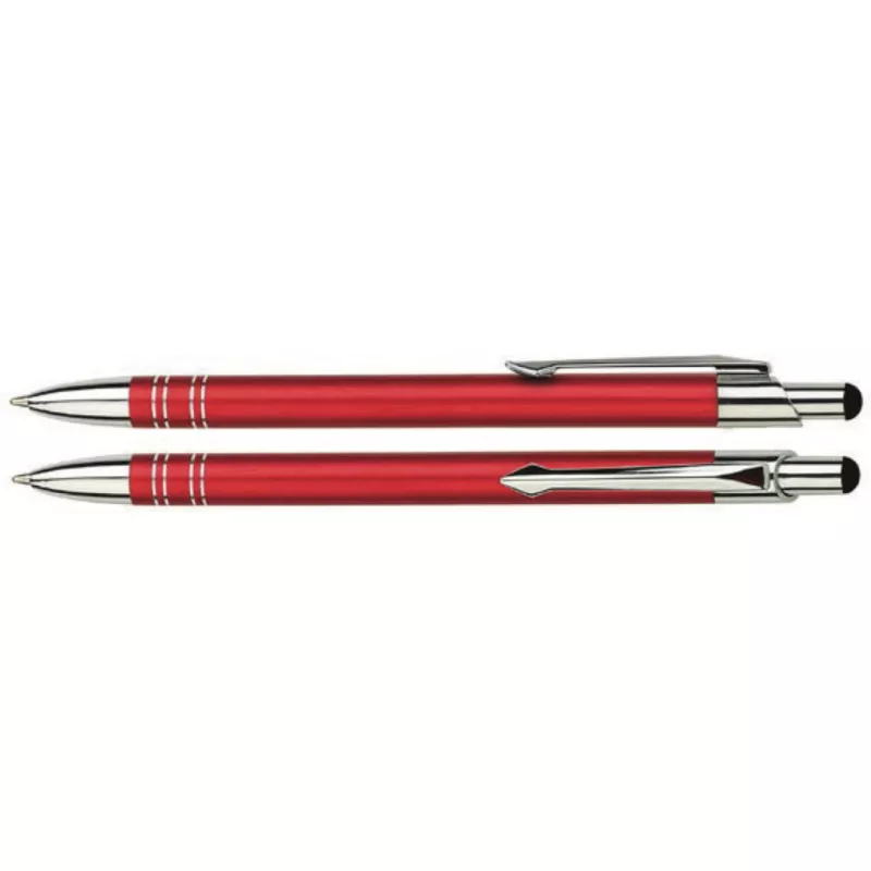 Długopis reklamowy metalowy BOND Touch Pen - czerwony (BOND TP-06)