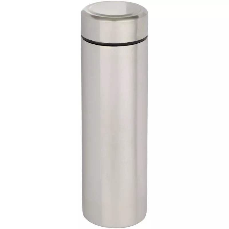 Taylor 450 ml termos ze stali nierdzewnej z podwójnymi ściankami i sitkiem do herbaty - Matted silver (10082681)