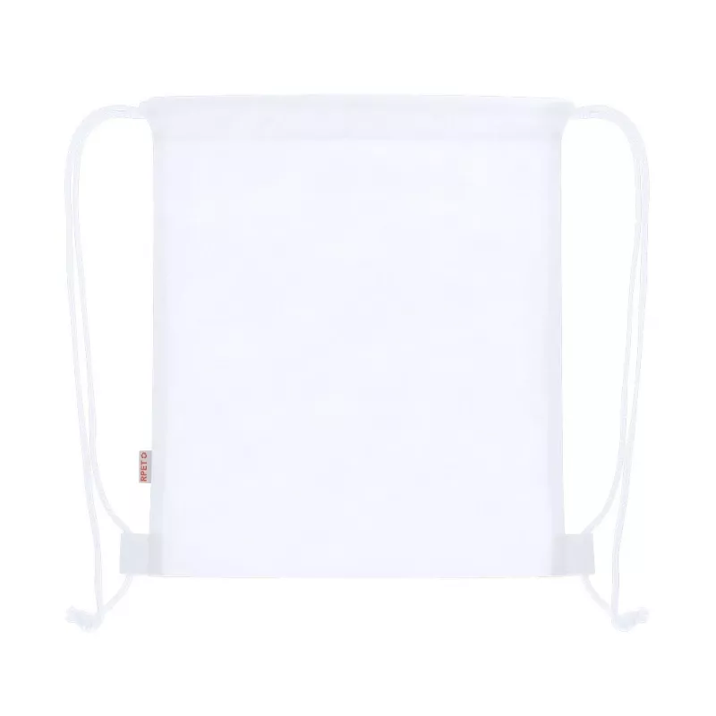 Worek ze sznurkiem do kolorowania, świąteczny wzór, kredki - biały (VA237-02)