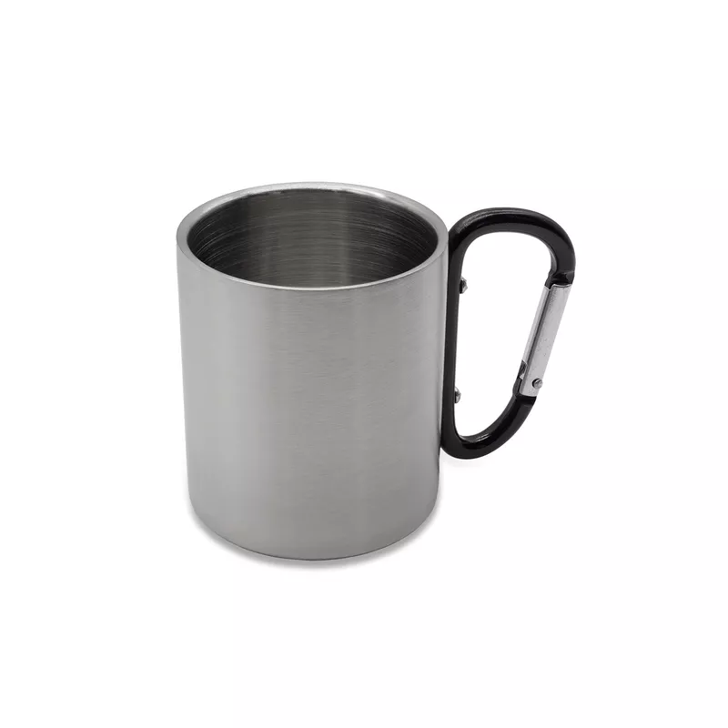 Kubek stalowy Denali 220 ml - czarny (R08464.02)