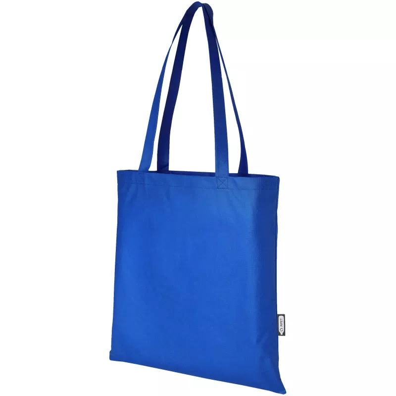Zeus tradycyjna torba na zakupy o pojemności 6 l wykonana z włókniny z recyklingu z certyfikatem GRS - Błękit królewski (13005153)