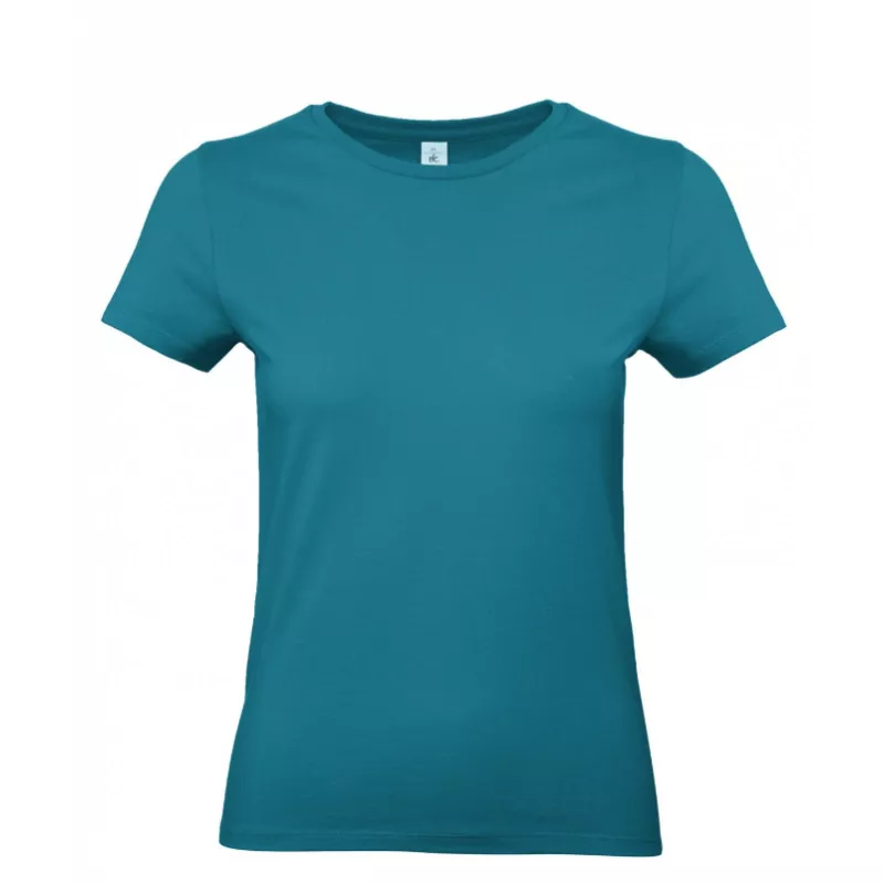 Damska koszulka reklamowa 185 g/m² B&C #E190 / WOMEN - Diva Blue (445) (TW04T/E190-DIVA BLUE)
