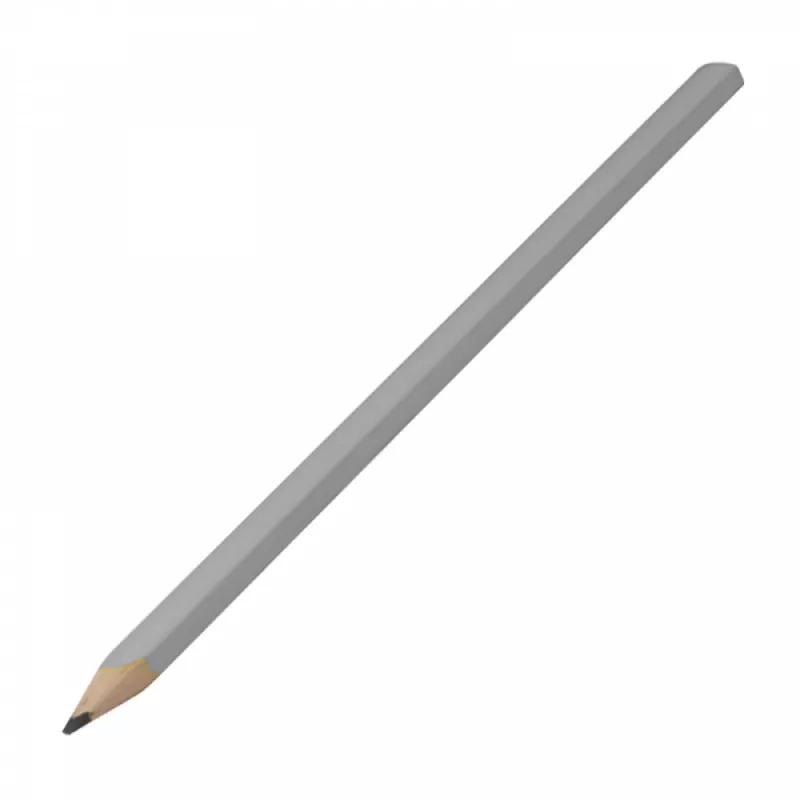 Ołówek stolarski drewniany 25 cm - HB - szary (1092307)