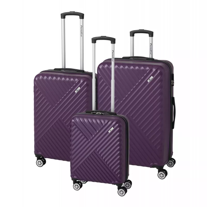 Zestaw walizek - fioletowy (56-2220009)