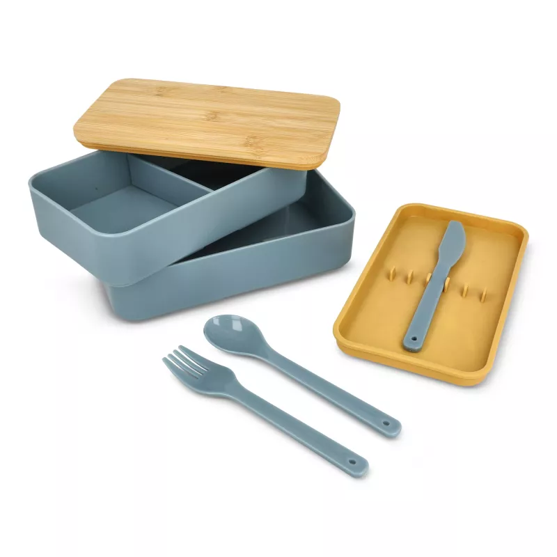 Lunchbox Bento R-PP &amp; Bamboo - pastelowoniebieski (LT90455-N0016)