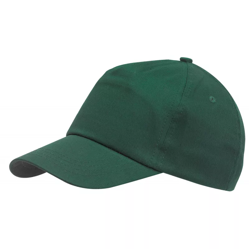 5-segmentowa czapka FAVOURITE - ciemnozielony (56-0702054)