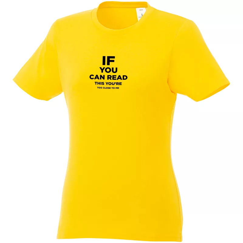 Damska koszulka reklamowa 150 g/m² Elevate Heros - Żółty (38029-YELLOW)