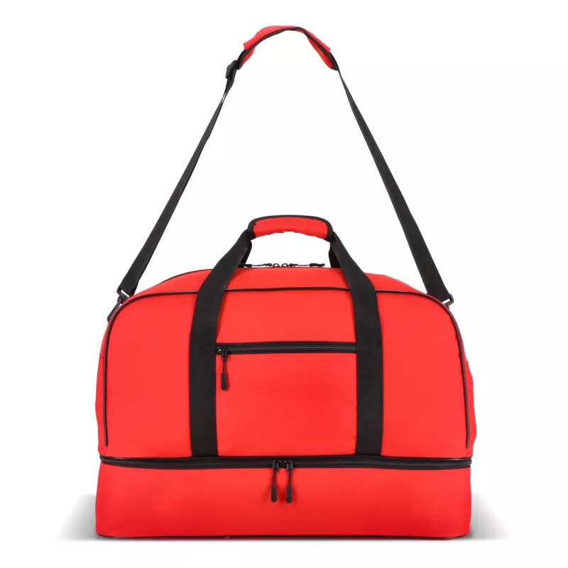 Torba sportowo-podróżna R-PET 600D 55,5 x 25 x 36 cm 50 l - czerwony (LT95369-N0021)