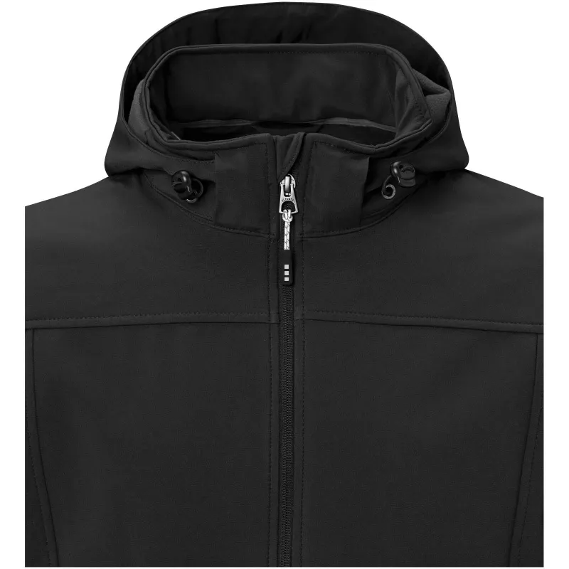 Męska kurtka softshellowa Langley wykonana z materiałów pochodzących z recyklingu - Czarny (39576-BLACK)