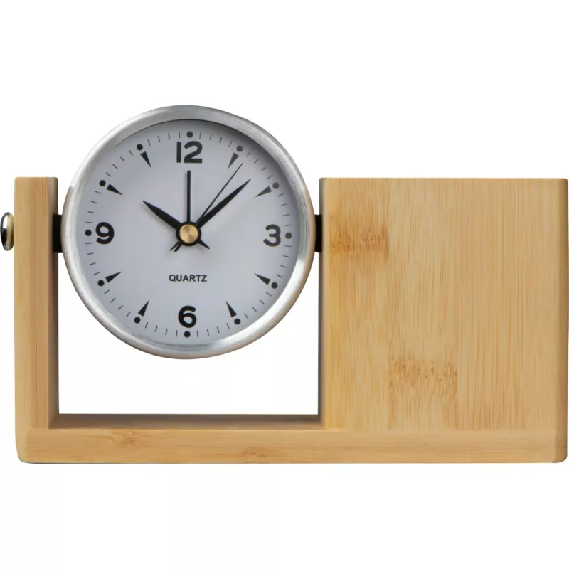 Zegar biurkowy z organizerem - beżowy (2315413)