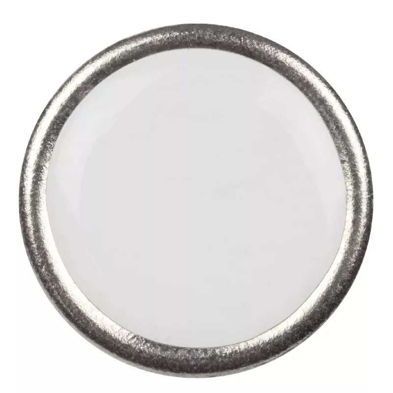 Okrągła przypinka Ø20mm - srebrny matowy (LT99735-N0091)