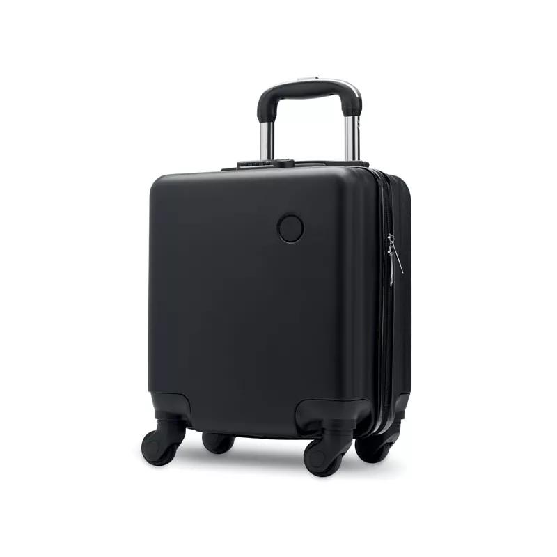 Walizka 14" na 4 kółkach z ABS STOR - Czarny (MO2341-03)