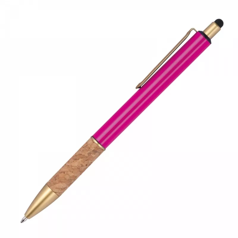 Długopis metalowy touch pen MARIAN - różowy (1369011)
