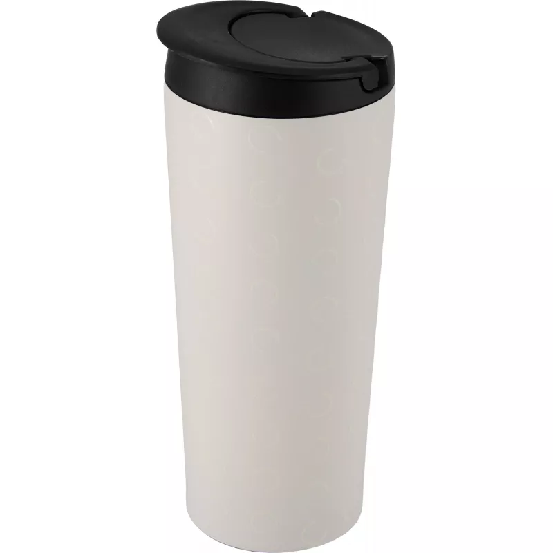 Kubek termiczny z recyklingu PONTA GROSSA MoLu 450 ml - biały (481306)