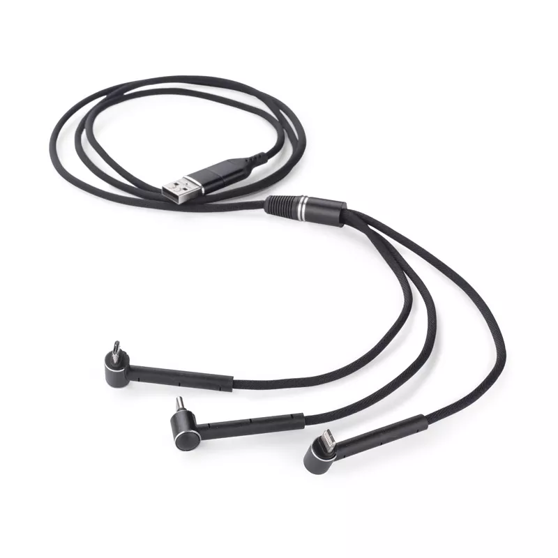 Kabel USB 6 w 1 RICO - czarny (09122-02S)