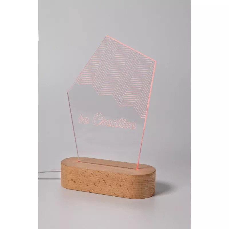 Woodify trofeum podświetlane - naturalny-a (AP716909-A)